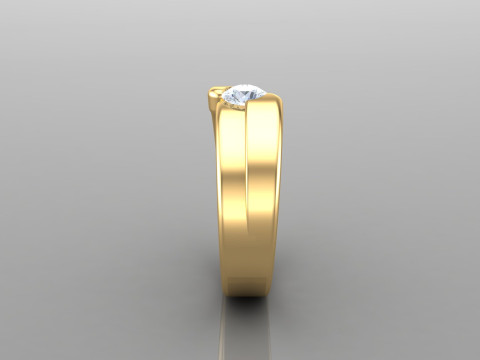 Man Ring Cad File Printing 3D Print Model