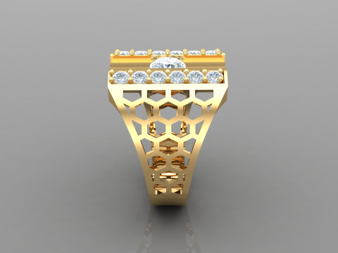 Man Ring Cad File Printing 3D Print Model