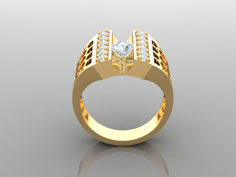 Man Ring Cad File Printing Model Cetak 3D