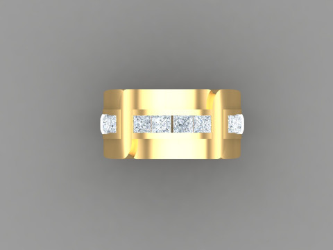 Man Ring Cad File Printing Modelo de impresión 3D