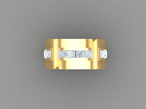 Man Ring Cad File Printing 3D Print Model