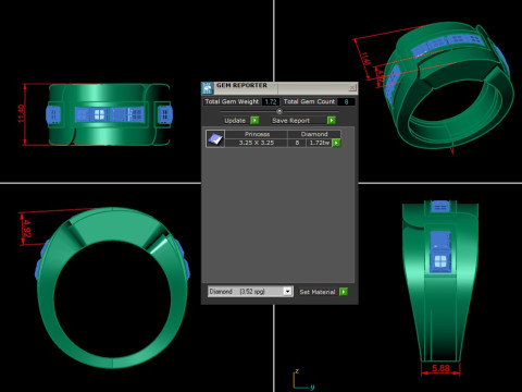 Man Ring Cad File Printing Modelo de impresión 3D