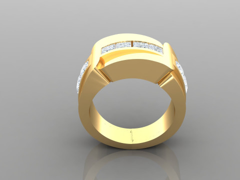 Man Ring Cad File Printing Modelo de impresión 3D