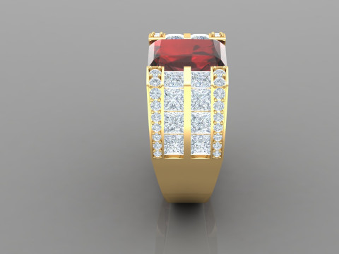 Man Ring Cad File Printing 3D Принт Модель