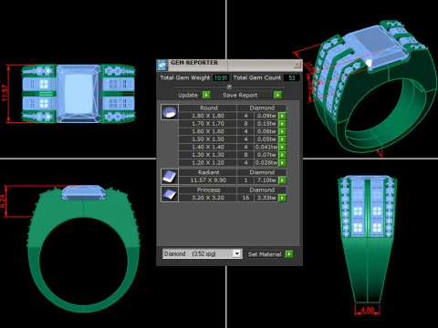 Man Ring Cad File Printing 3D Print Model