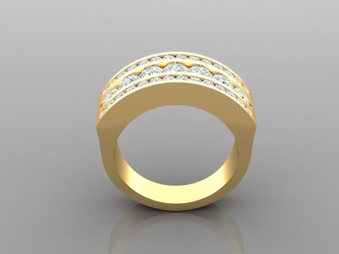 Man Ring Cad File Printing Model do druku 3D