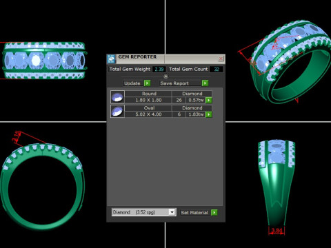 Man Ring Cad File Printing Model Cetak 3D