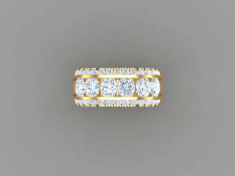 Man Ring Cad File Printing 3D Print Model