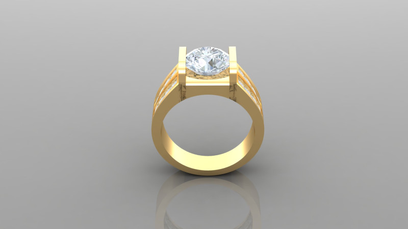 Man Ring Cad File Printing 3D प्रिंट मॉडल .c4d .max .obj .3ds .fbx .stl .blend 