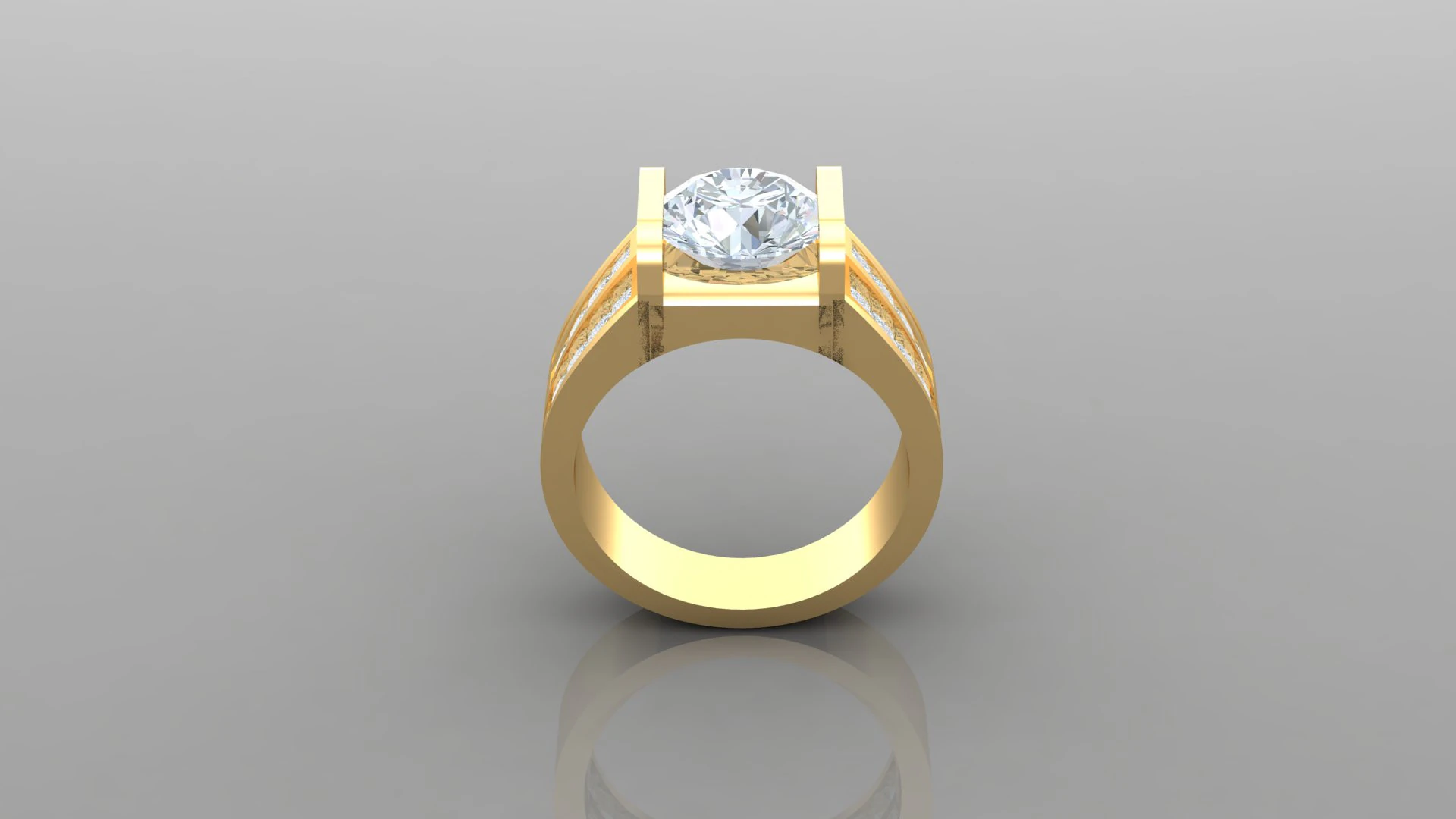 Man Ring Cad File Printing 3D Print Model .c4d .max .obj .3ds .fbx .stl .blend