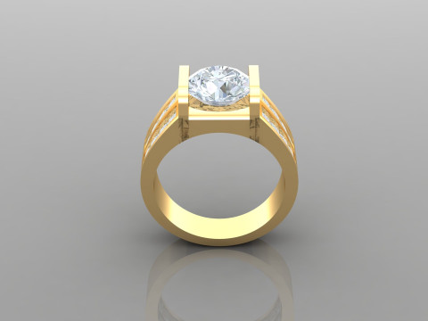 Man Ring Cad File Printing 3D प्रिंट मॉडल