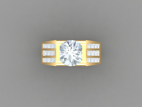Man Ring Cad File Printing 3D प्रिंट मॉडल