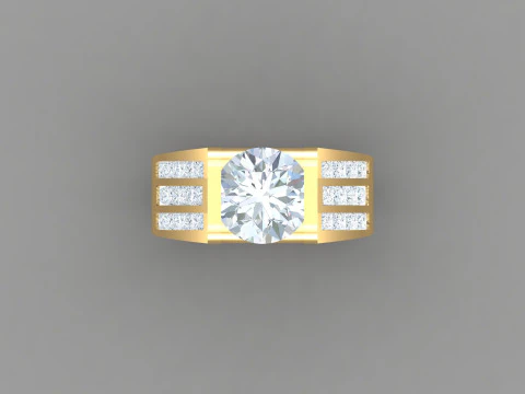 Man Ring Cad File Printing 3D Print Model