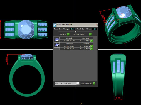 Man Ring Cad File Printing 3D प्रिंट मॉडल