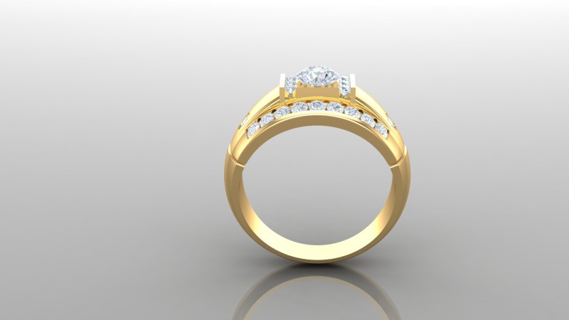 Man Ring Cad File Printing 3D-Druckmodell .c4d .max .obj .3ds .fbx .stl .blend 