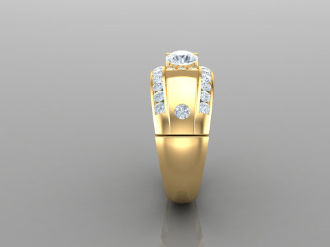 Man Ring Cad File Printing 3D-Druckmodell