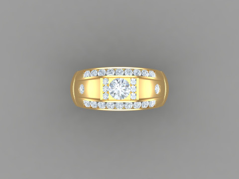 Man Ring Cad File Printing 3D-Druckmodell