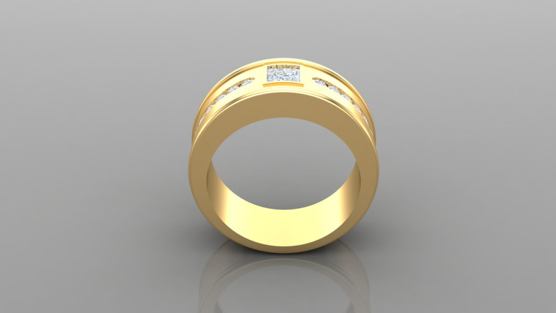 Man Ring Cad File Printing 3D 프린트 모델 .c4d .max .obj .3ds .fbx .stl .blend 