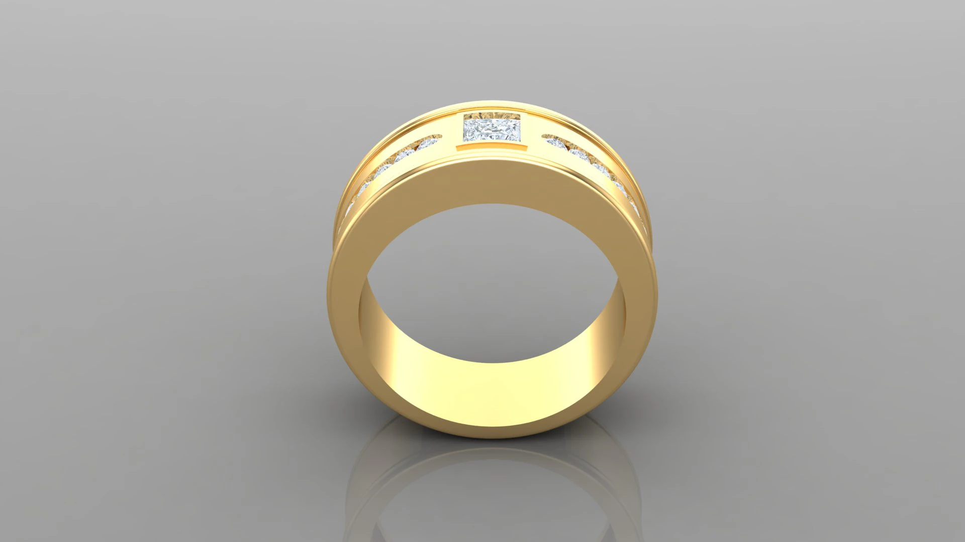 Man Ring Cad File Printing 3D Print Model .c4d .max .obj .3ds .fbx .stl .blend