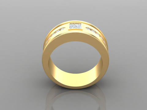 Man Ring Cad File Printing 3D-Druckmodell