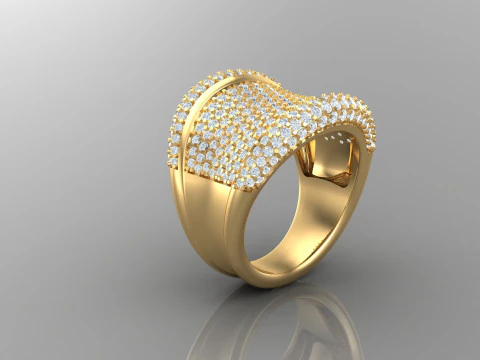 Man Ring Cad File Ready For Printing 3D Print Model