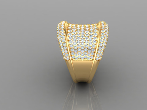 Man Ring Cad File Ready For Printing 3D-printmodel