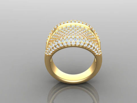 Man Ring Cad File Ready For Printing 3D Print Model