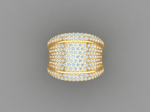 Man Ring Cad File Ready For Printing 3D-printmodel