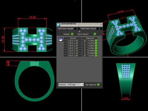 Man Ring Cad File Ready For Printing 3D Print Model
