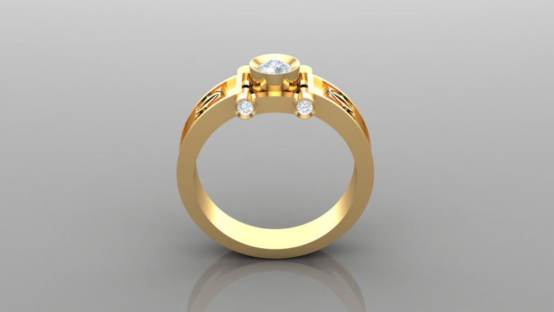 Man Ring Cad File Ready For Printing 3D Print Model .c4d .max .obj .3ds .fbx .stl .blend 