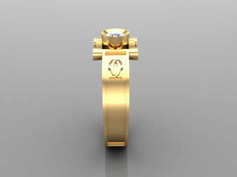 Man Ring Cad File Ready For Printing 3D Print Model