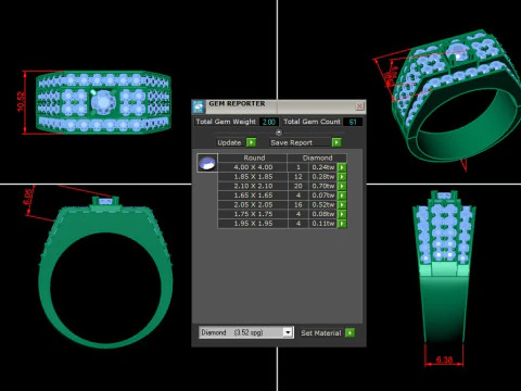 Man Ring Cad File Ready For Printing 3D Print Model