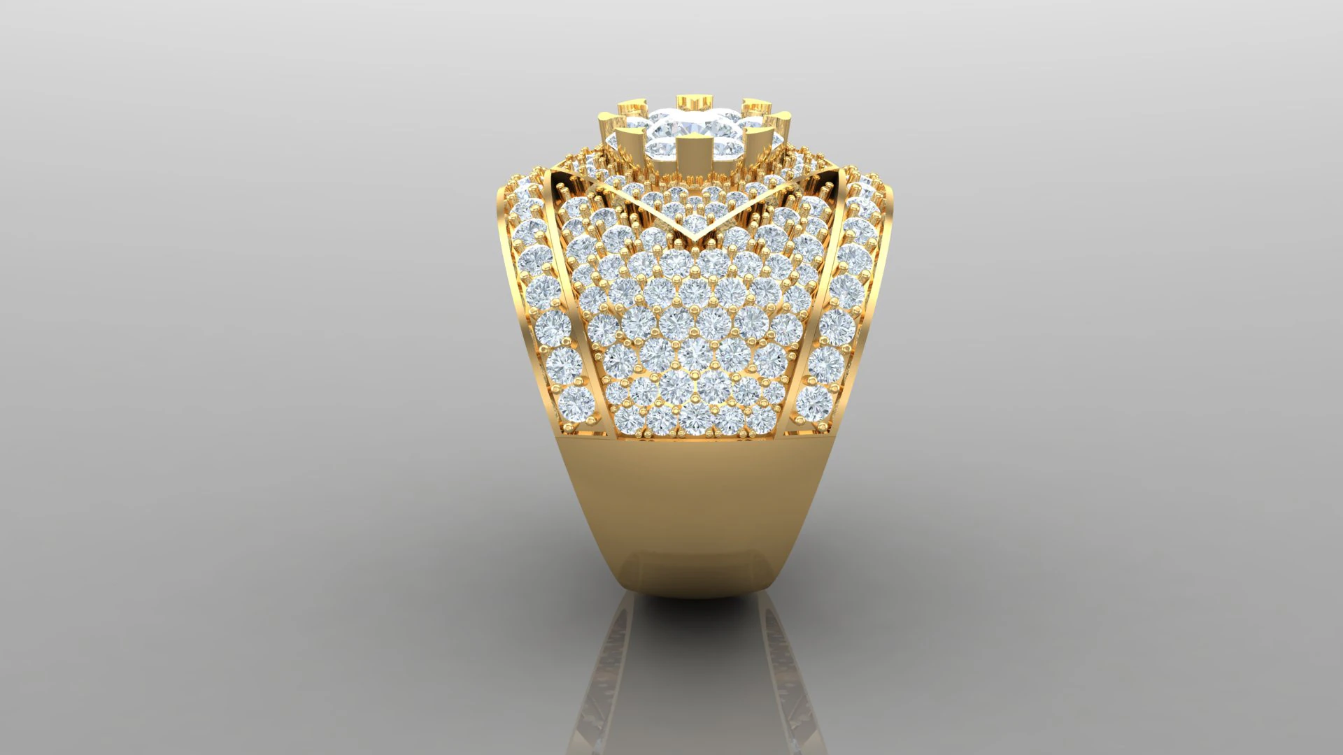 Man Ring Cad File Ready For Printing 3D Print Model .c4d .max .obj .3ds .fbx .stl .blend