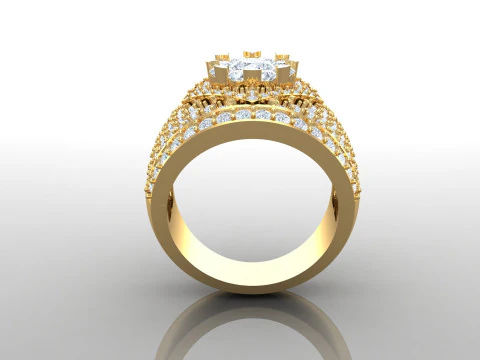 Man Ring Cad File Ready For Printing 3D Print Model
