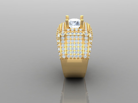 Man Ring Cad File Ready For Printing Modèles 3D en vedette