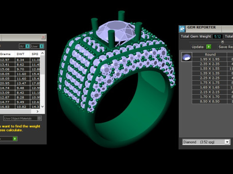 Man Ring Cad File Ready For Printing 3Dプリントモデル