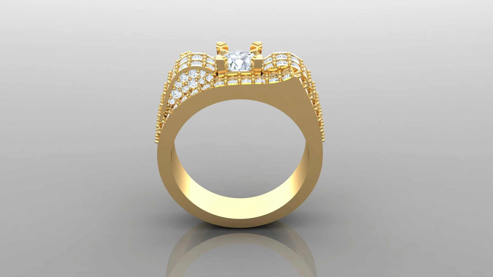 Man Ring Cad File Ready For Printing 3D Print Model .c4d .max .obj .3ds .fbx .stl .blend 