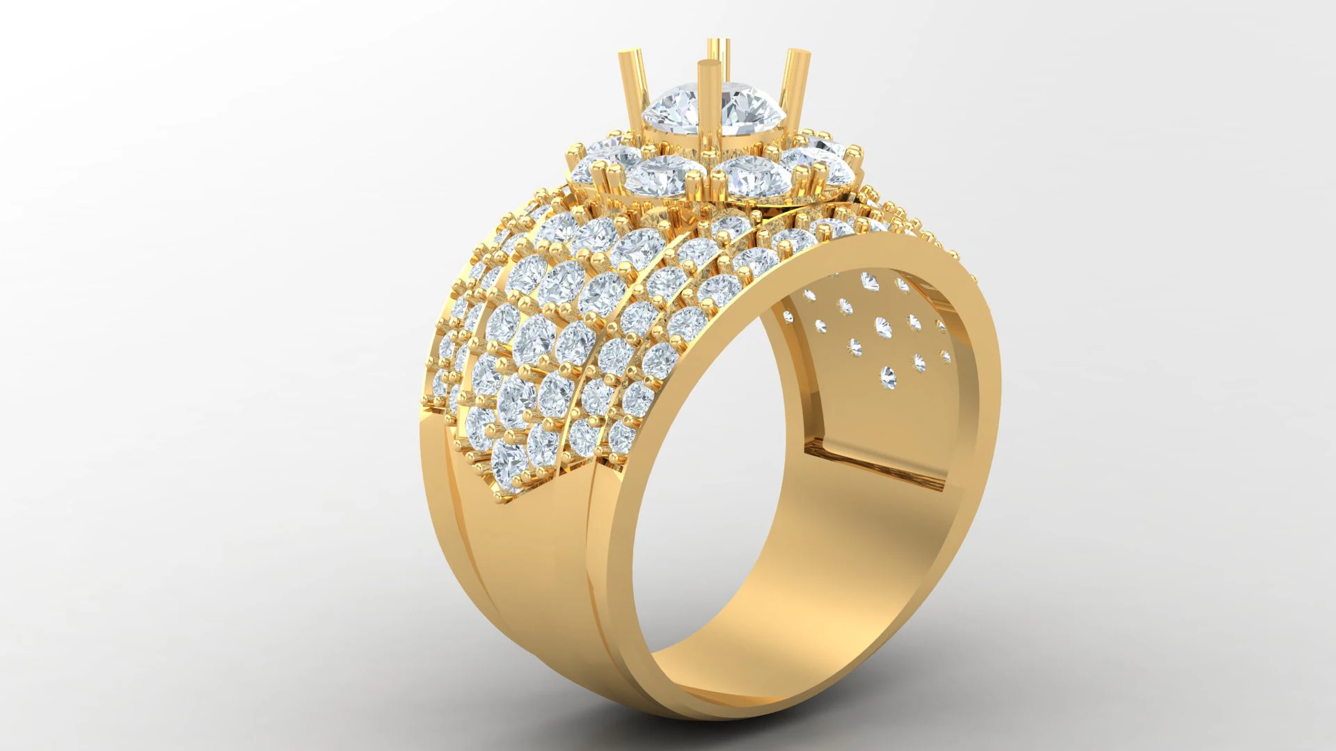 Man Ring Cad File Ready For Printing 3D Print Model .c4d .max .obj .3ds .fbx .stl .blend