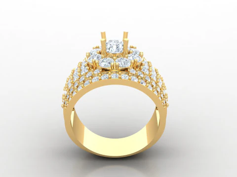 Man Ring Cad File Ready For Printing 3D Print Model