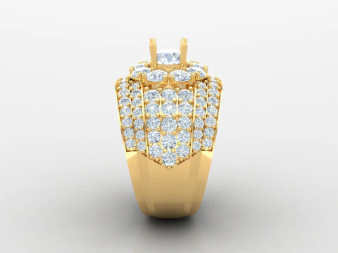 Man Ring Cad File Ready For Printing 3D Print Model