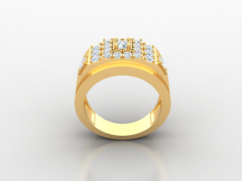 Man Ring Cad File Ready For Printing 3D-Druckmodell
