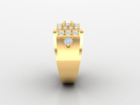 Man Ring Cad File Ready For Printing 3D Druckmodell