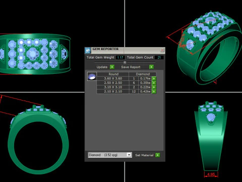 Man Ring Cad File Ready For Printing 3D Print Model