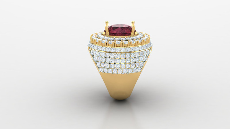 Man Ring Cad File Ready For Printing 3D 打印模型 .c4d .max .obj .3ds .fbx .stl .blend 