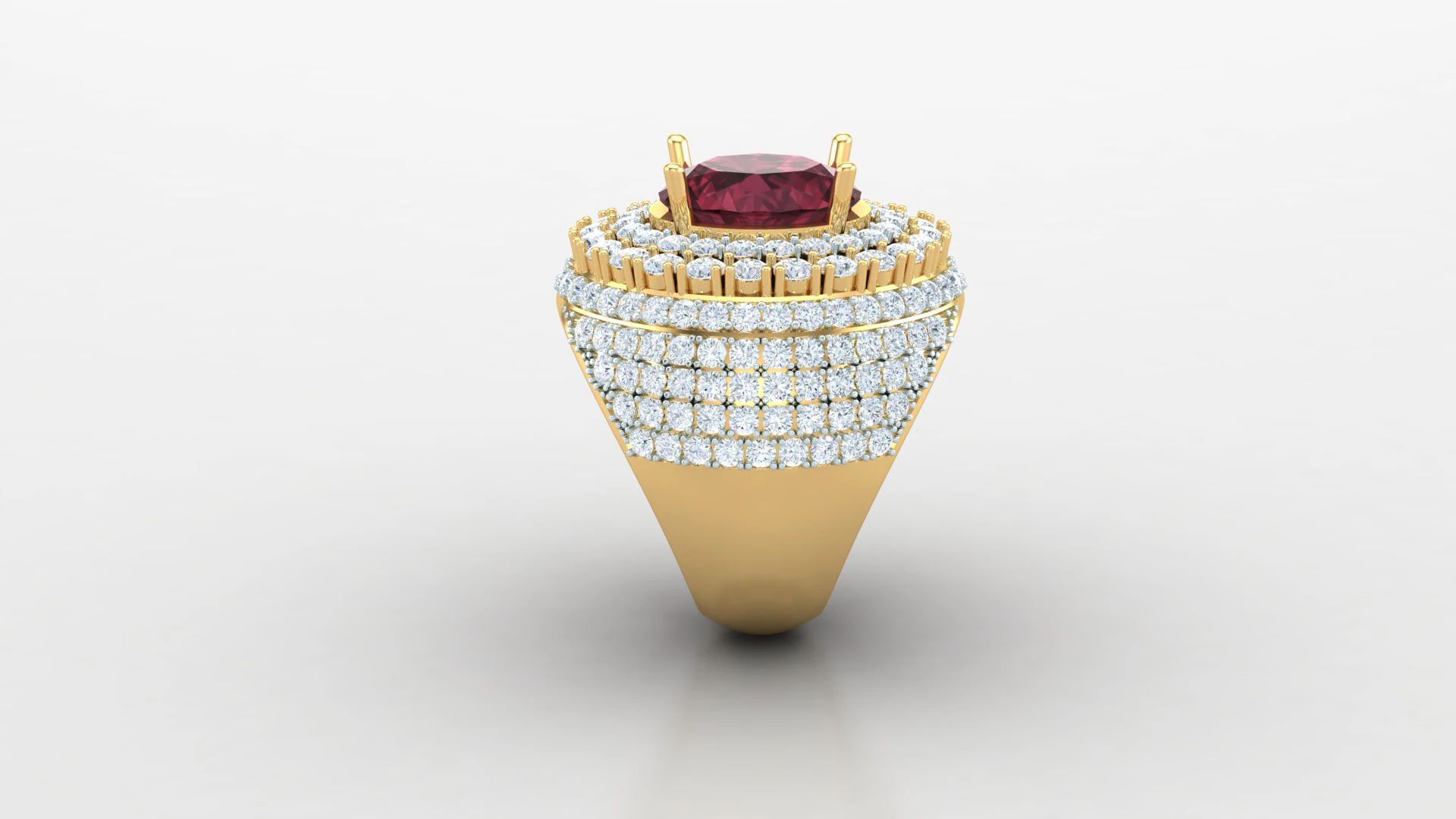 Man Ring Cad File Ready For Printing 3D Print Model .c4d .max .obj .3ds .fbx .stl .blend