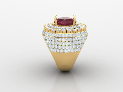 Man Ring Cad File Ready For Printing 3D-Druckmodell