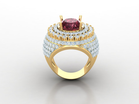 Man Ring Cad File Ready For Printing 3D 打印模型