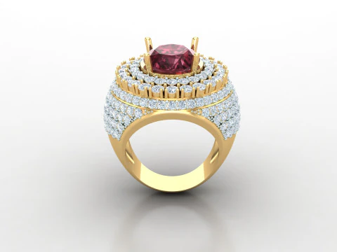 Man Ring Cad File Ready For Printing 3D Print Model