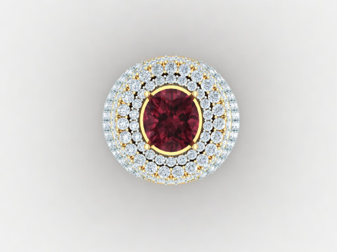 Man Ring Cad File Ready For Printing 3D 打印模型