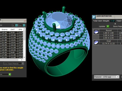 Man Ring Cad File Ready For Printing 3D 打印模型